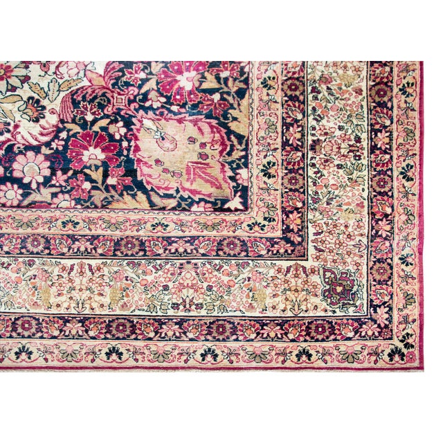 Early 20th Century Persian Lavar Kirman Rug For Sale - Image 11 of 14