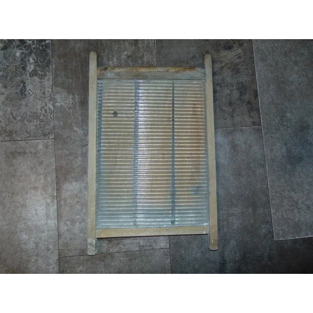 1940s Art Deco Glass Washboard, 1930s For Sale - Image 5 of 5