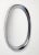 Mid-century large oval wall mirror from the "Narciso" serie by Sergio Mazza for Artemide, 1960s. The material in the frame...