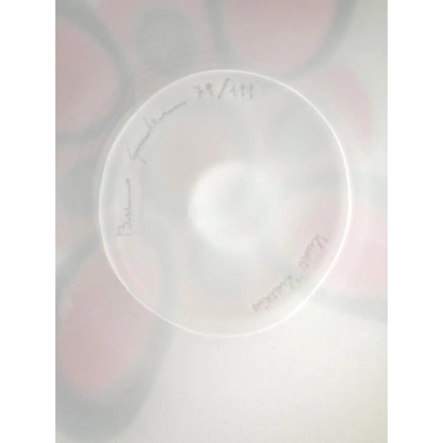 1970s Siena Murano Glass Plate by Bruno Gambone for VeArt, 1970s For Sale - Image 5 of 8