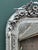 1970s French Artisan Louis XVI Silver Beech Wall Mirror For Sale - Image 9 of 10