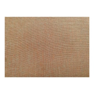 Plum Textiles Sequoia Copper Linen For Sale