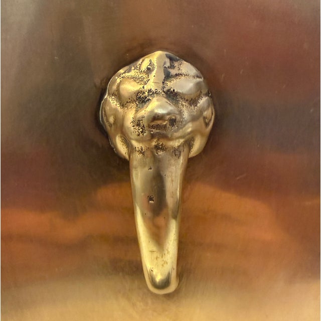 Vintage Brass Chinoiserie Style Table Lamp From 60's For Sale - Image 10 of 11