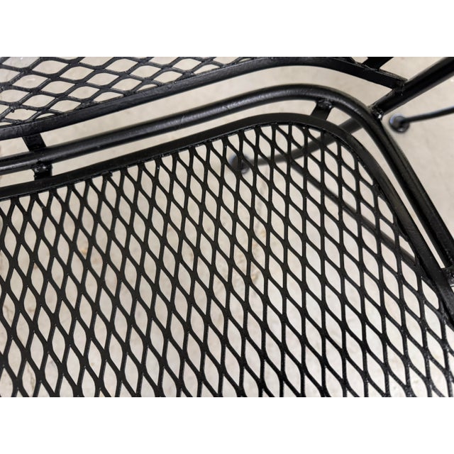 Vintage Mid-Century Salterini Curve Back Outdoor Arm Chairs - Set of 2, Attributed For Sale In Philadelphia - Image 6 of 12