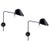 Modern Black Anthony Wall Lamps by Serge Mouille, Set of 2 For Sale - Image 10 of 10