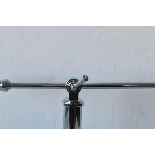 Sergio Asti Style Boom Arm Desk Lamp in Polished Chrome For Sale In Miami - Image 6 of 12