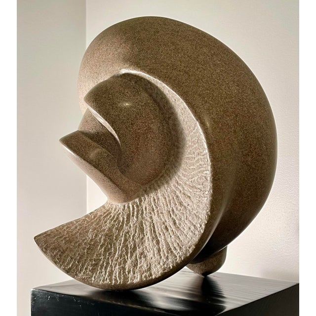 A stunning one-of-a-kind limestone sculpture carved entirely by hand using the same tools Michelangelo used. A stunning...