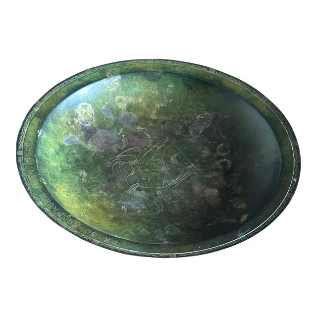 1960s Modernist Bronze Low Bowl, Sweden For Sale