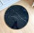 Elegant circa-1960 neoclassical gueridon occasional table featuring a beautifully veined Nero Marquina marble top set...