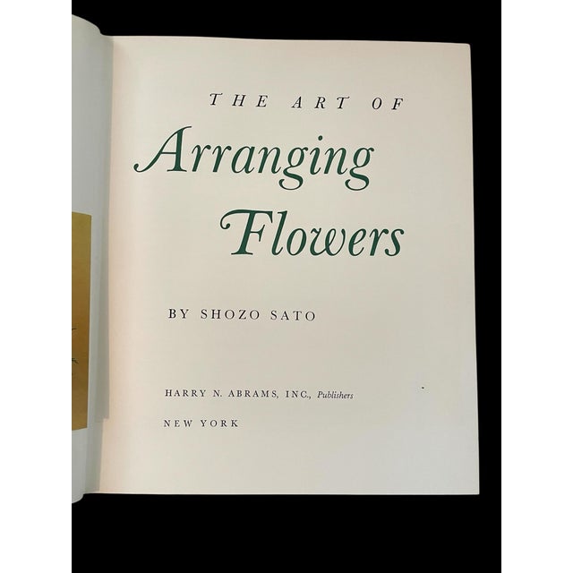 Green Rare Edition: The Art of Arranging Flowers, Japanese Ikebana by Shozo Sato 1965 For Sale - Image 8 of 11