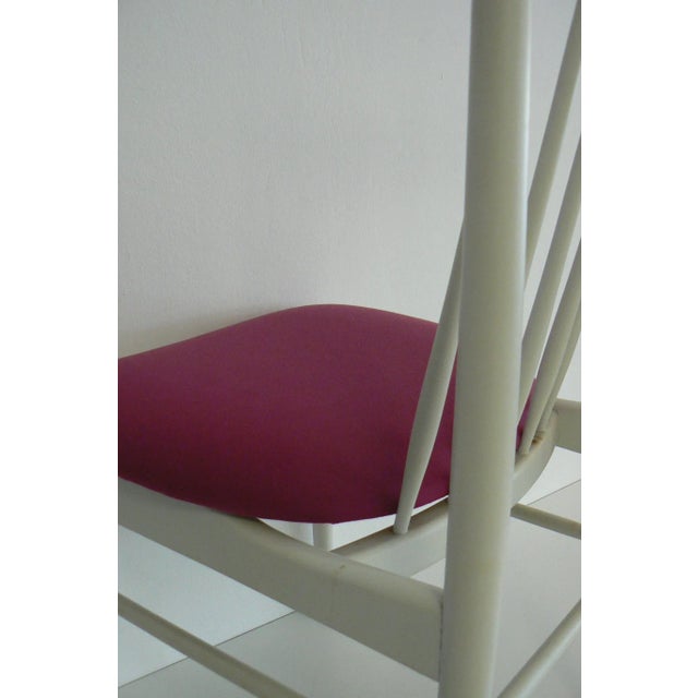 1960s White Dining Chairs by E.M. Dettinger for Lucas Schnaidt, Set of 6, 1969 For Sale - Image 5 of 10