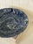 Blue Signed Christine Jouval Blue Aptware Serving Bowl For Sale - Image 8 of 14