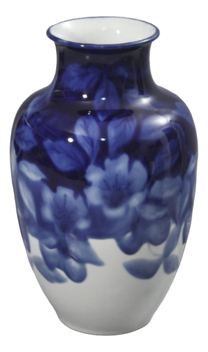 Large Art Deco Porcelain Vase by Camille Tharaud for Limoges, 1930s