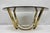 Mid 20th Century Tri-Mark Mid Century Modern Brass Plated Steel Smoked Glass Arch Coffee Table For Sale In Philadelphia - Image 6 of 15