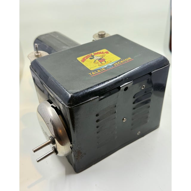 1930s Rare 1930s Vintage Disney Mickey Mouse “Talkie Jecktor” Toy Film Projector & Phonograph For Sale - Image 5 of 5