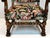 Antique Louis XIII and Renaissance Walnut Armchairs with Parrot Upholstery, 1890s, Set of 2 For Sale - Image 6 of 18