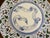 French Country Vintage Italian Faenza Hand-Painted Majolica Floral Wall Plate For Sale - Image 3 of 9