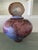 Purple 1980s Mark Hines Raku Lidded Pottery Vessel For Sale - Image 8 of 18