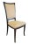 Italian Late 20th Century Italian Modern Parsons Dark Oak Suede Side Accent Dining Chairs - Set of 4 For Sale - Image 3 of 12