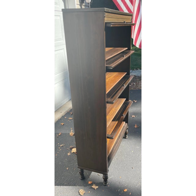 Vintage Gunn Barrister Style Bookcase For Sale - Image 6 of 12