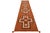 Native American Modern Navajo Style Hand-Knotted Wool Rug – Terracotta Geometrical Cross Design For Sale - Image 3 of 9