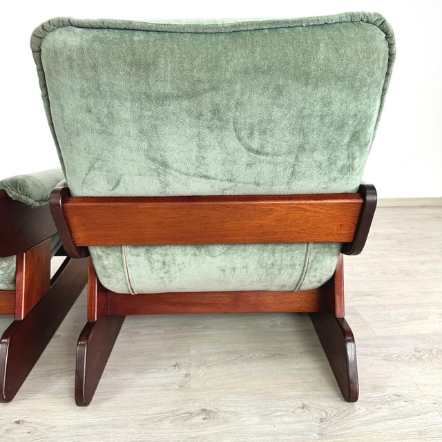 Italian Lounge Chairs - A Pair For Sale - Image 9 of 9