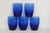 Mid 20th Century Cobalt Blue Glass Tumblers Bar Cups Mid Century Modern Drinkware - Set of 13 For Sale - Image 12 of 16