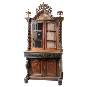 Antique Italian Bookcase/Display Cabinet