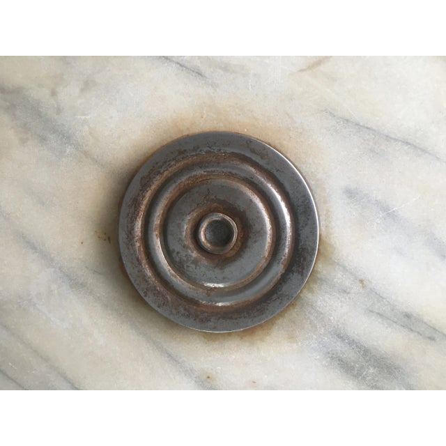 Rotating Marble Platter on a Bearing, 1960s For Sale - Image 4 of 11