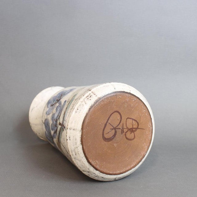 Vintage French Ceramic Vase by Gustave Reynaud for Le Mûrier, 1960s For Sale - Image 10 of 16