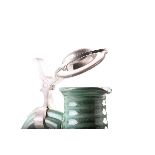 Vintage Green Pitchers by Eugen Wiedamann, Germany, 1950s-1960s, Set of 2 For Sale - Image 3 of 11