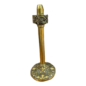 Antique Early 20th Century Brass Candlestick
