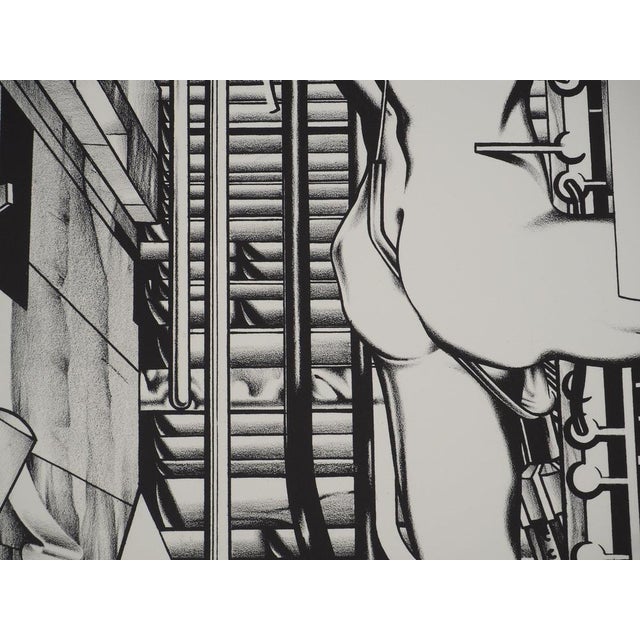 Francisco Melo, Nu futuriste, Lithograph For Sale - Image 5 of 8