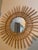 Vintage Rattan Sunburst Wall Mirror – 60 Cm – Mid-Century Bohemian Style For Sale - Image 4 of 7