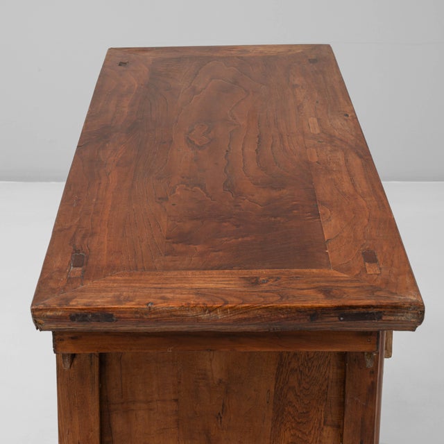 19th Century Chinese Provincial Wooden Console Table With Drawers For Sale - Image 14 of 18