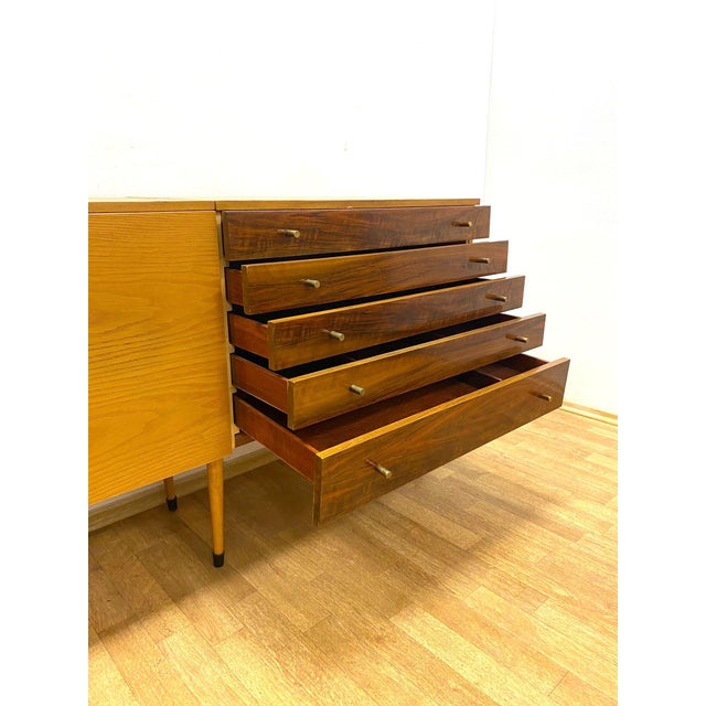 Mid-Century Czech Brussels Style Cabinet from Jitona, 1960s For Sale - Image 10 of 12