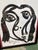 Abstract Peter Keil Original Abstract Black and White Portrait Painting For Sale - Image 3 of 7