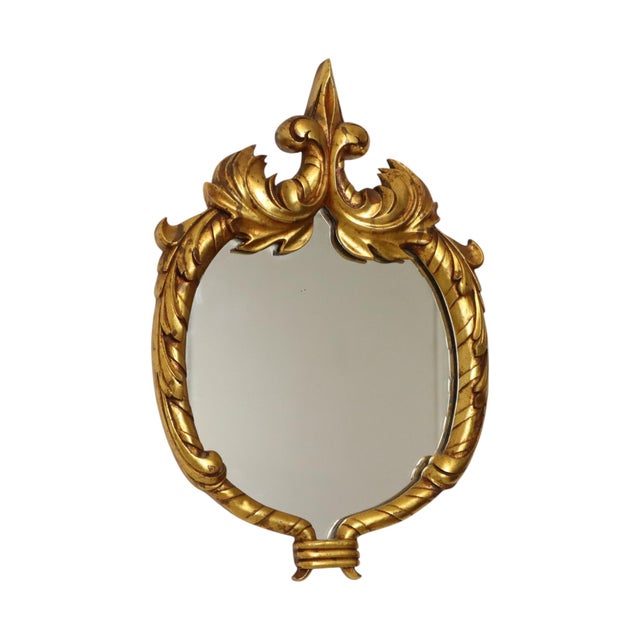 Baroque Gold-Leaf Gilded Acanthus Mirror For Sale - Image 12 of 18