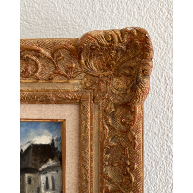 André Julien Prina, Maisons de Genève, 1962, Oil on Canvas, Framed For Sale - Image 11 of 17