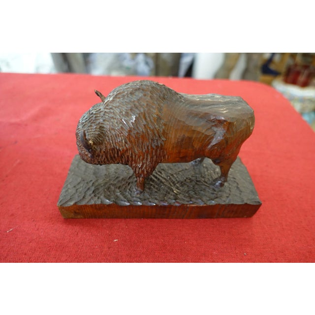 Black Forest Brienz Wood Figure For Sale - Image 3 of 5