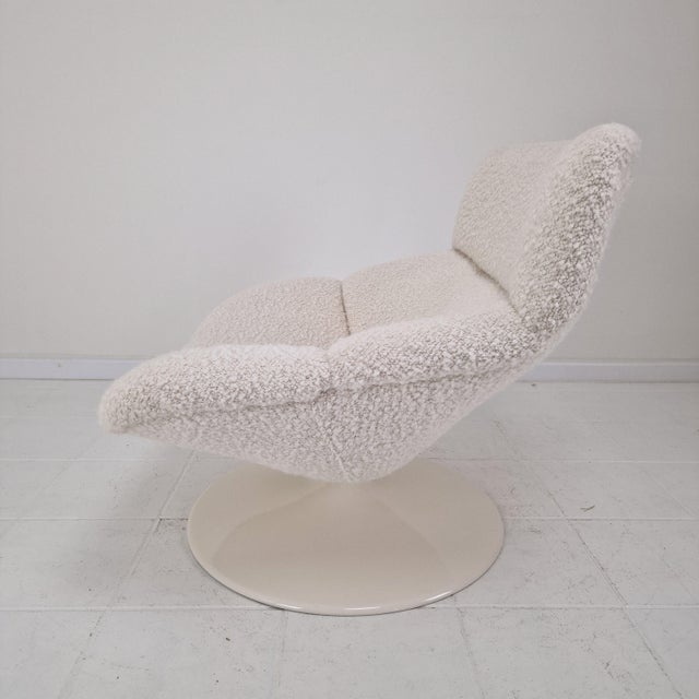 F518 Lounge Chair in Bouclé Fabric by Geoffrey Harcourt for Artifort, 1970s For Sale - Image 6 of 11