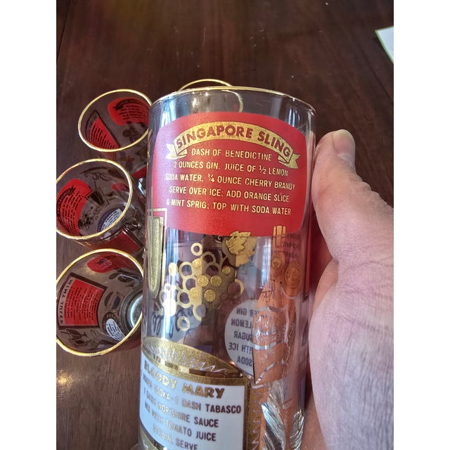 Vintage Mid Century Modern Barware Set- 7 Pieces For Sale - Image 10 of 12