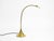 Postmodern Brass Halogen Table Lamp by Florian Schulz Model Esa with Gooseneck, 1980s For Sale - Image 3 of 18