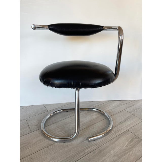 Metal Vintage Cobra Model Chairs by Giotto Stoppino, 1970, Set of 5 For Sale - Image 7 of 18