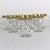 Vintage Minton by Tiffin Franciscan Juice Glasses With Gold Rim- Set of 8 For Sale - Image 4 of 9