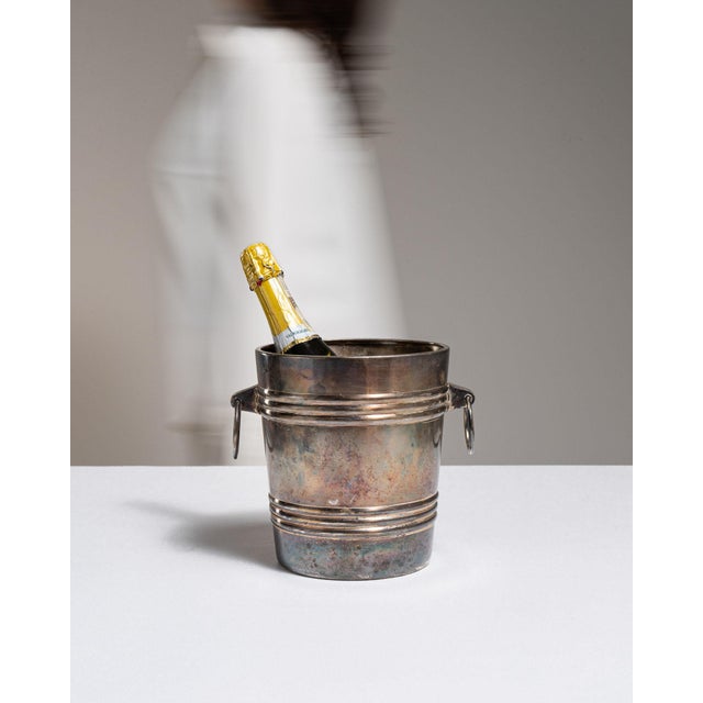 Mid 20th Century France Silver Ice Bucket For Sale - Image 11 of 15