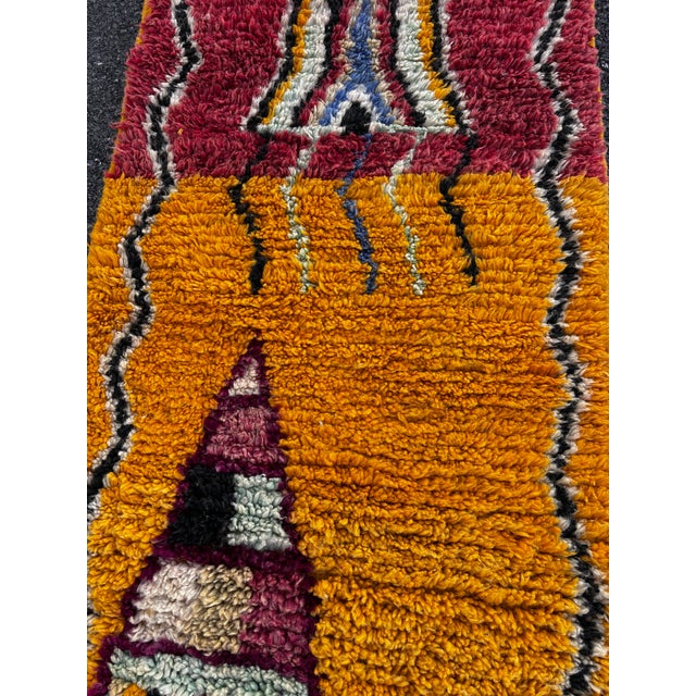 Moroccan Boujad Berber Runner Rug, 1990 For Sale - Image 6 of 11