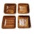 1960s Mid Century Modern Genuine Shell-Craft Products Capiz & Wood Salad Set - 7 Pieces For Sale In Tampa - Image 6 of 17