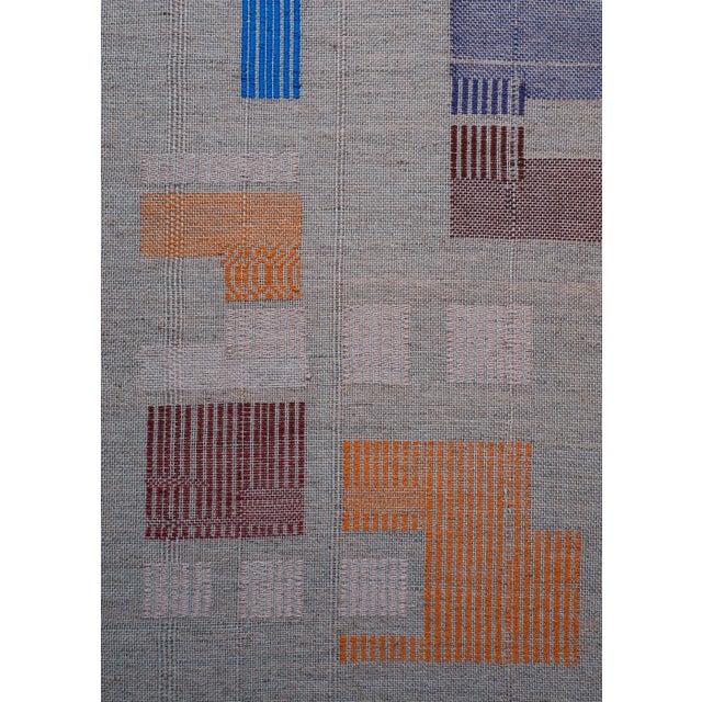 Gray Spigolatura 88 Handwoven Wall Art by Susanna Costantini For Sale - Image 8 of 16