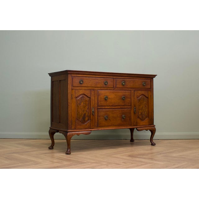 20th Century Walnut Sideboard, 1910s For Sale - Image 11 of 11